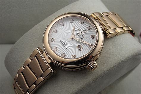 omega ladymatic rose gold replica